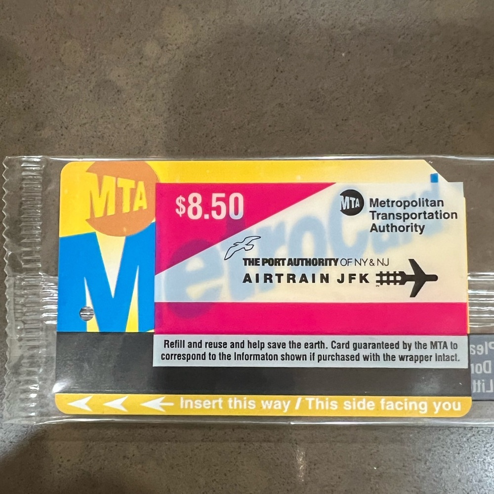 NYC MTA MetroCard – Unused